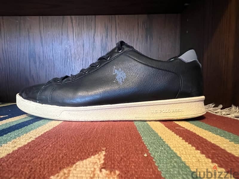 USPA POLO BLACK SHOE 3