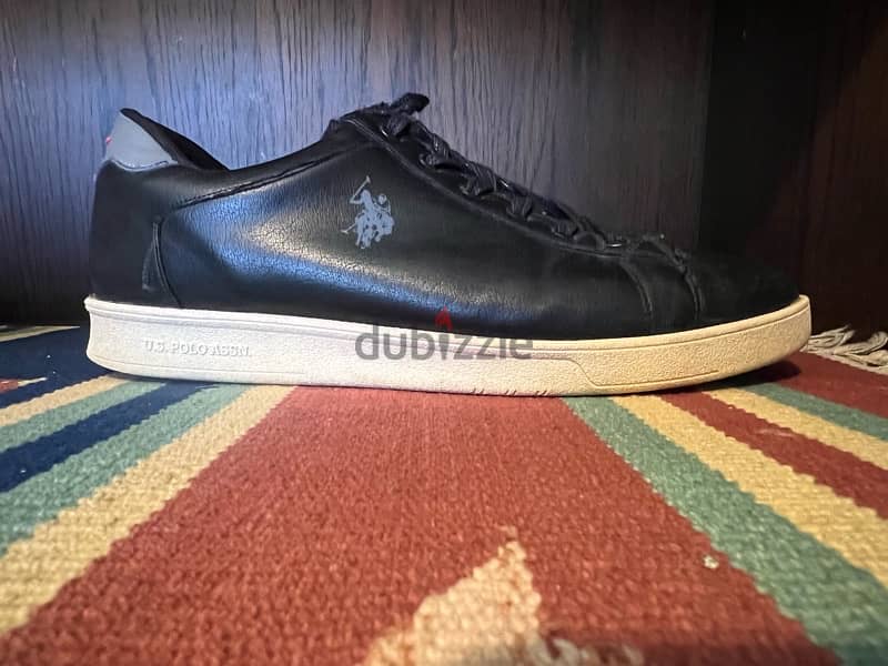 USPA POLO BLACK SHOES 3