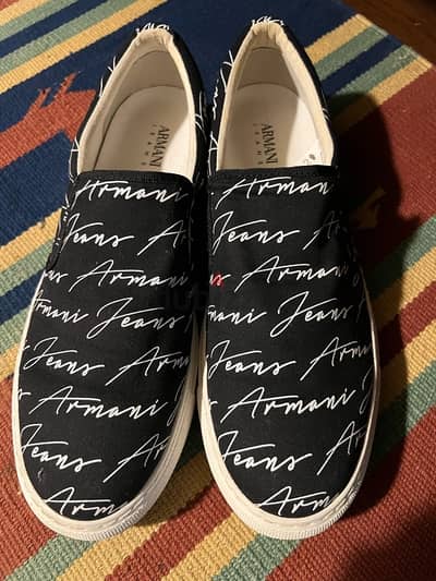 ARMANI JEANS BLACK SHOES