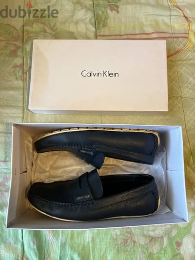 CALVIN KLEIN BLUE LOAFER SHOE