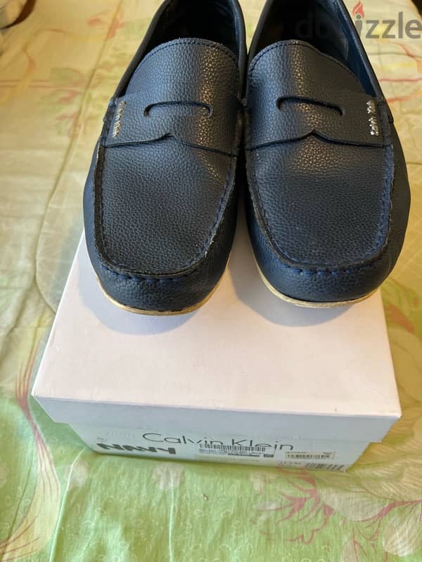 CALVIN KLEIN BLUE LOAFER SHOE 1