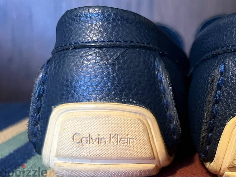 CALVIN KLEIN BLUE LOAFER SHOE 4