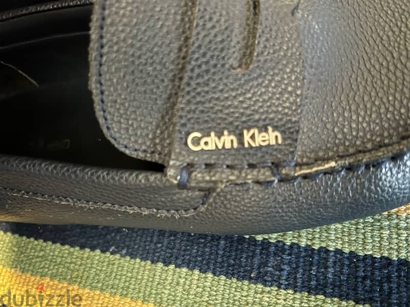 CALVIN KLEIN BLUE LOAFER SHOES 6