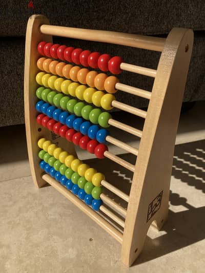 Original wooden Hape abacus very good condition