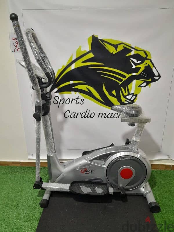 sports machines 2 in 1 bike and elliptical 1