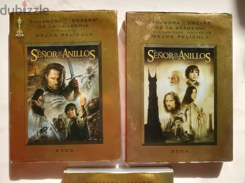 Lord of the rings trilogy dvds english & spanish audio & subs 2