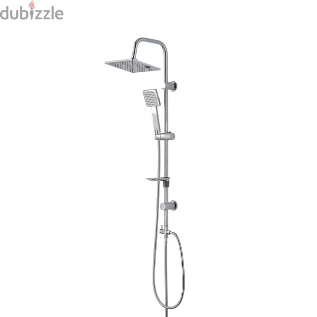 Modern Shower Set with 5 Spray Modes, 2 Washing Heads, 70cm 0