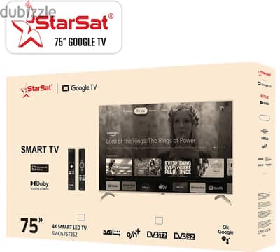 STAR SAT SMART GOOGLE TV (75 INCH)