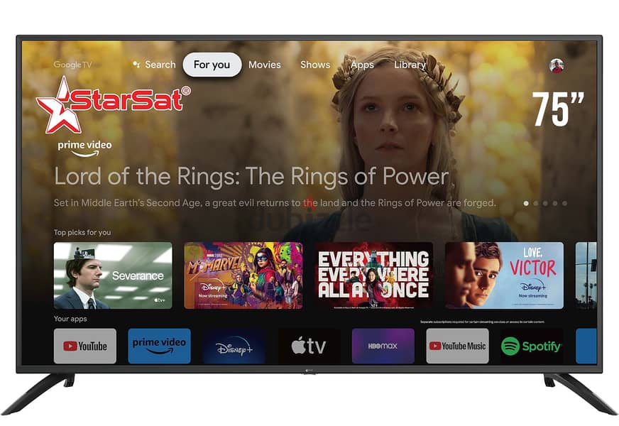 STAR SAT SMART GOOGLE TV (75 INCH) 1