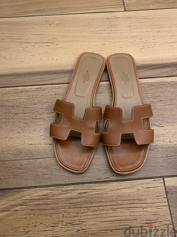 Authentic Hermès Oran Sandal 0