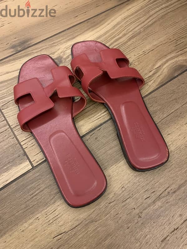 Authentic Hermès Oran Sandal 1