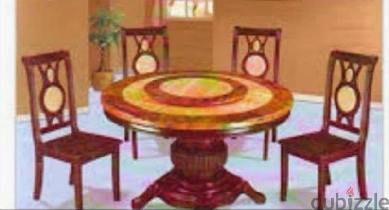 dining table with 4 chairs 200$ 0