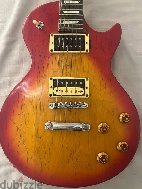 Epiphone les pauls guitar with gibson electronics 5