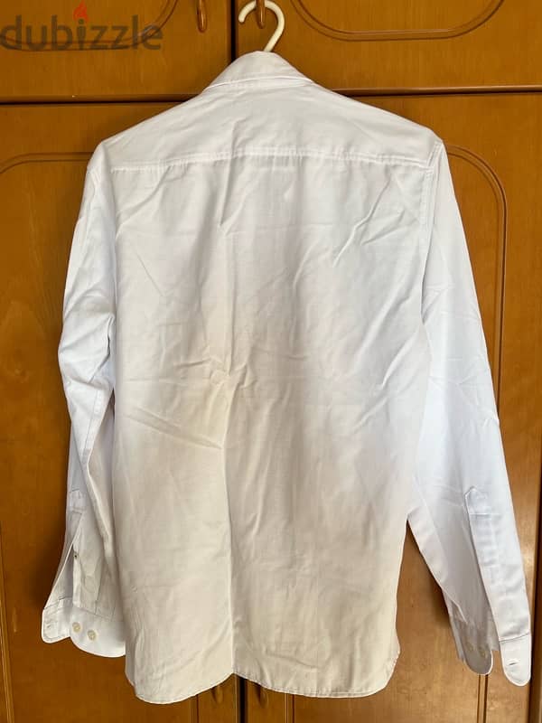 U. S. WHITE POLO BUTTON DOWN COLLAR SHIRT 1