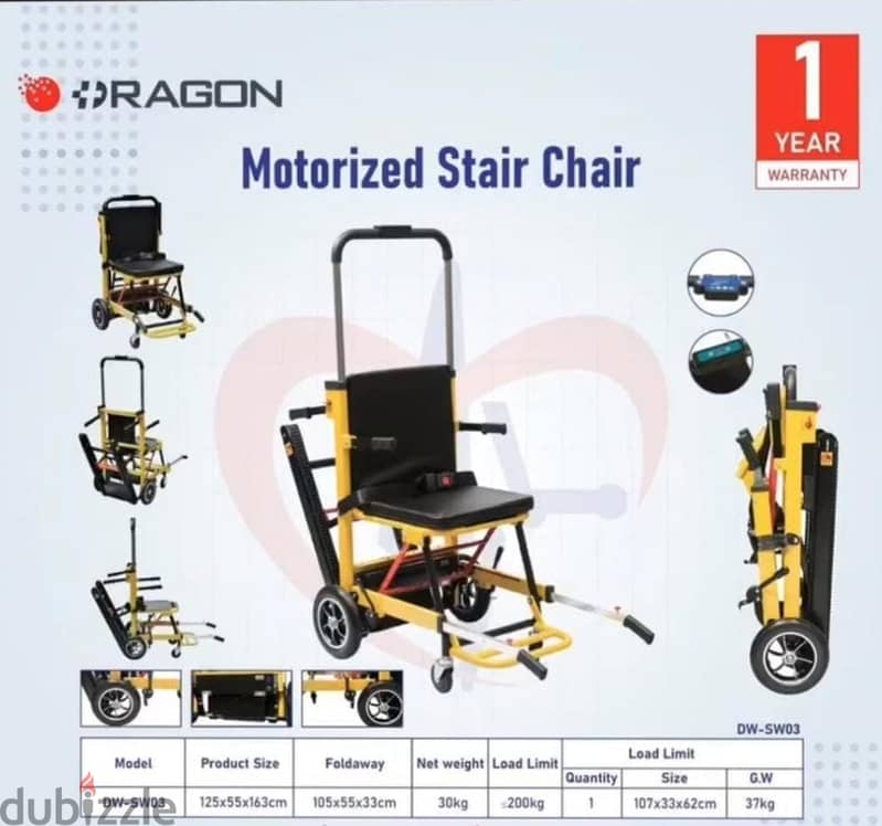 Stair Climbing Wheelchair with Motor 2