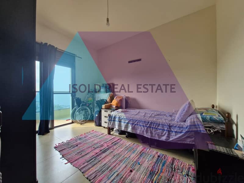 A 172 m2 apartment having an open sea view for sale in Halat/Jbeil 7