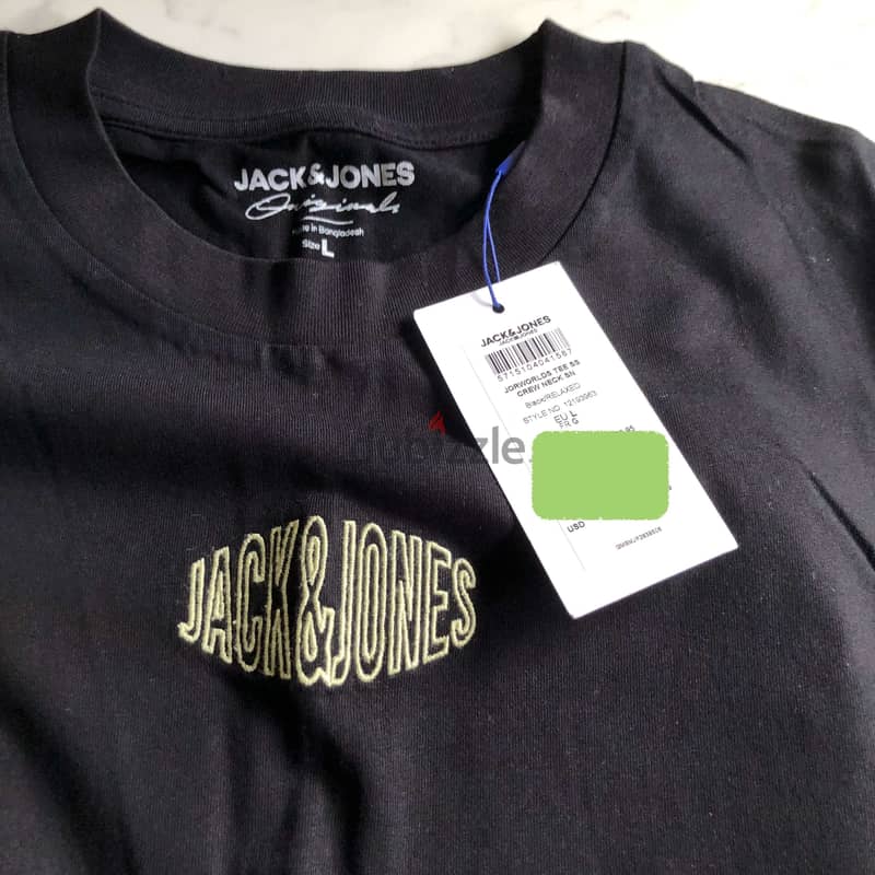 Jack & Jones Men's t-shirt Black size L 4