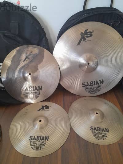 sabian xs20 set cymbals