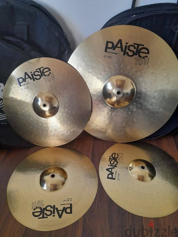 paiste set cymbals 0