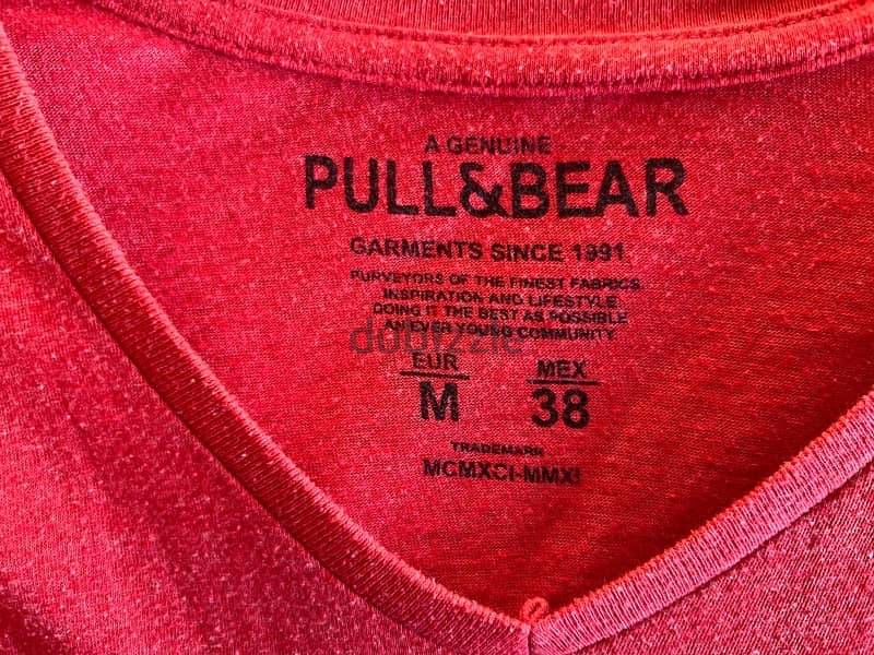 PULL&BEAR VNECK SHIRT 2