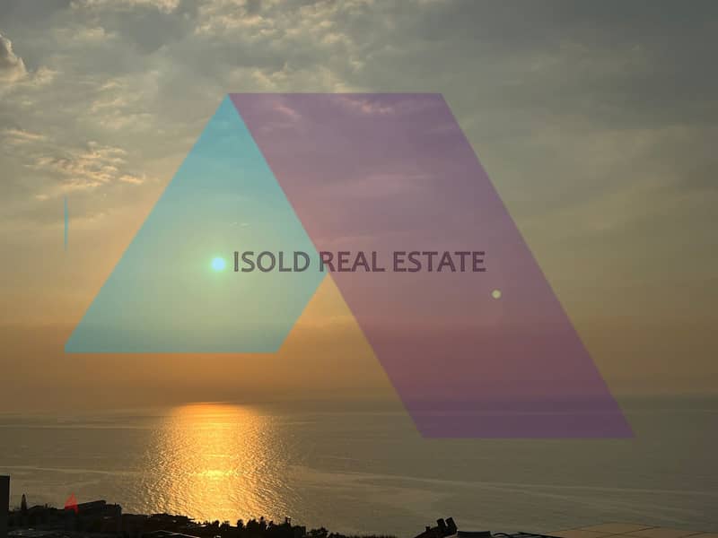 A New 105 m2 apartment having an open sea view for sale in Halat/Jbeil 1