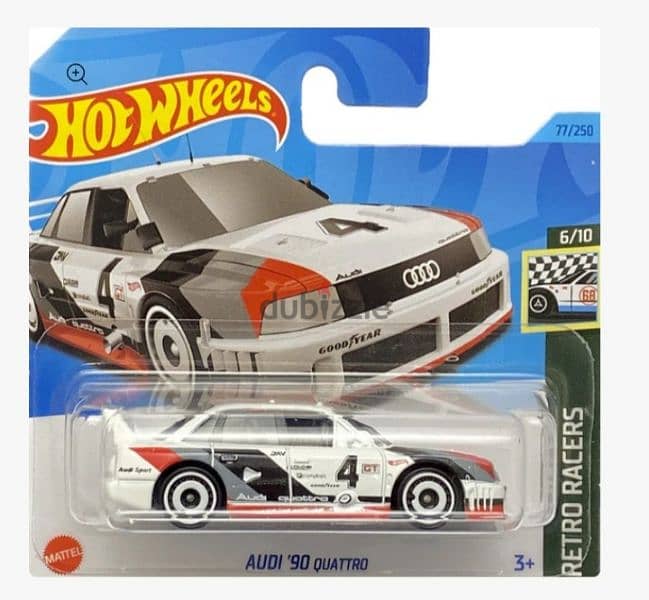 Audi 90 Quattro Hotwheels diecast car model 1;64 1