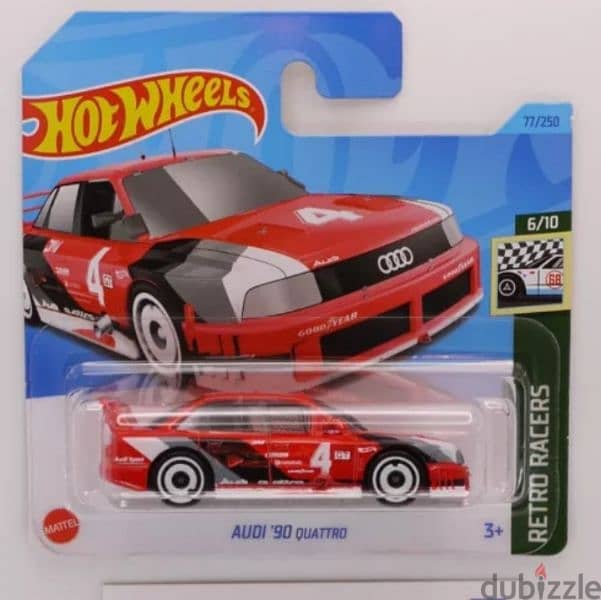 Audi 90 Quattro Hotwheels diecast car model 1;64 2