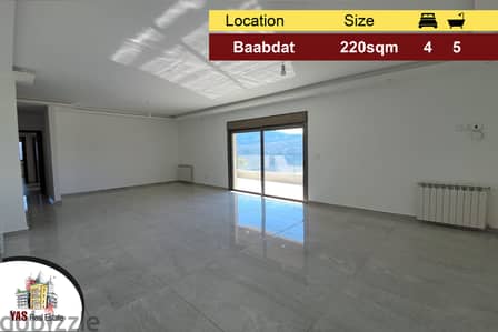 Baabdat 220m2 | New | Calm Area | Prime Location | AMK |