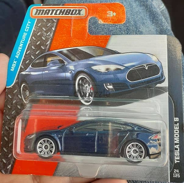 Tesla Model S Matchbox diecast car model 1;64 0