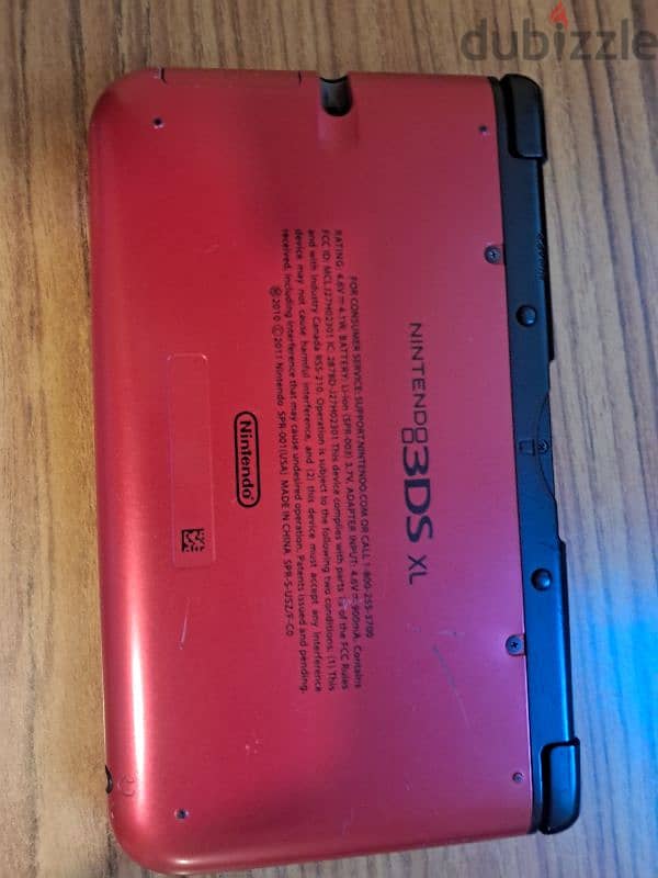 Nintendo 3ds xl modded 64gb Red with protective mario case 3