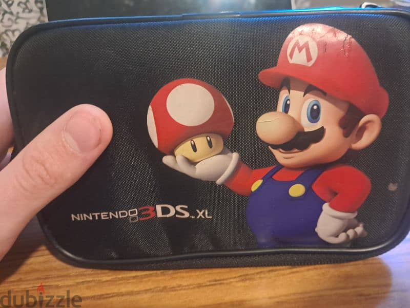 Nintendo 3ds xl modded 64gb Red with protective mario case 5