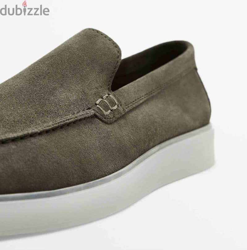 Massimo Dutti MOCASÍN Green - Size 41 2