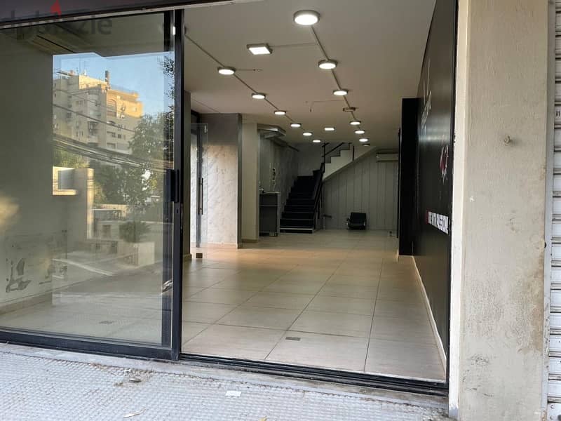 Shop with terrace for rent in Jal el dib 0