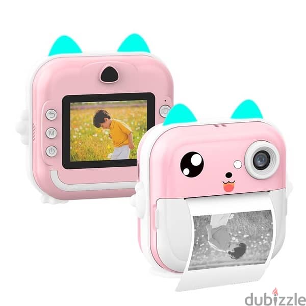 Kids Camera Instant Print for Children Digital 2400W Pixel Video Photo 3