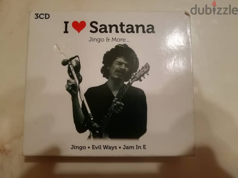 I love Santana 3 CDs box set 0