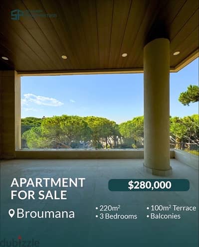 Hot Deal - Broumana - 220m + 100m Terrace