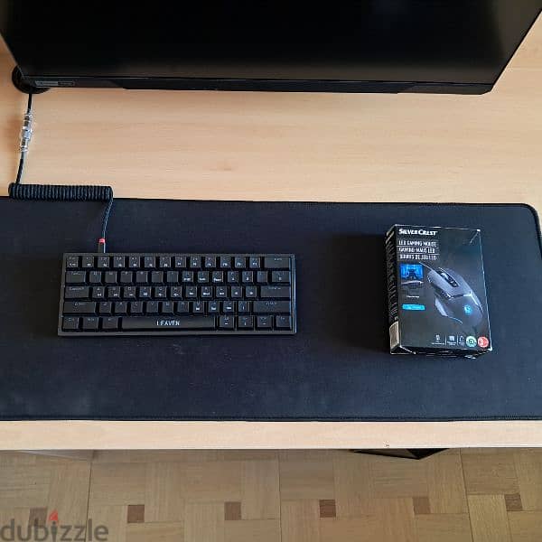 full setup accessories: Keyboard and mouse + mousepad 0