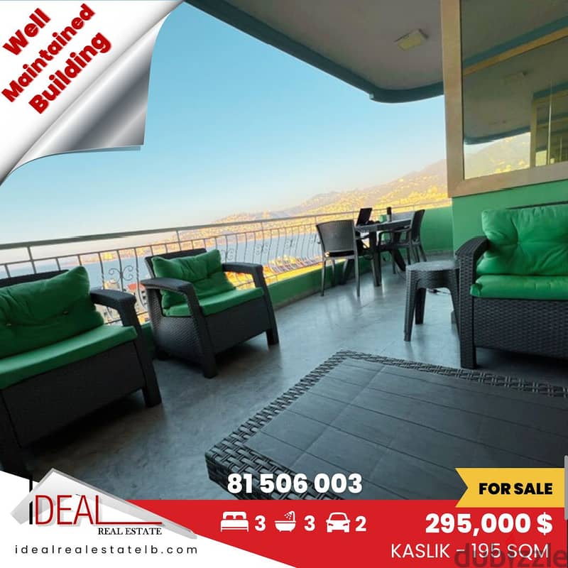 190 sqm Simplex for sale in Kaslik REF#MA15135 0