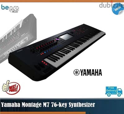 Yamaha Montage M7 76-key Synthesizer, Shipping from USA