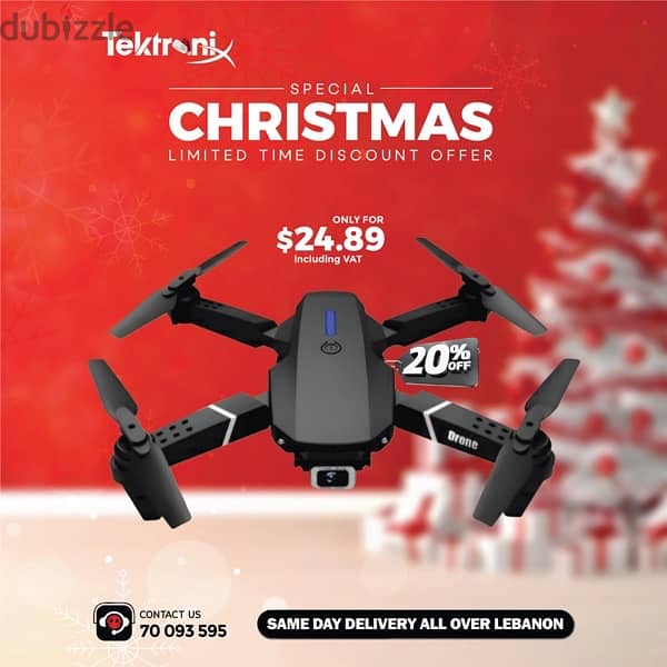 Drone 4K Wide-Angle Helicopter Camera Foldable RC Quadcopter 0