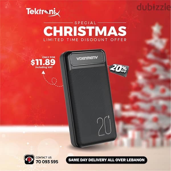 Denmen Power Bank 20,000mAh DP10 0