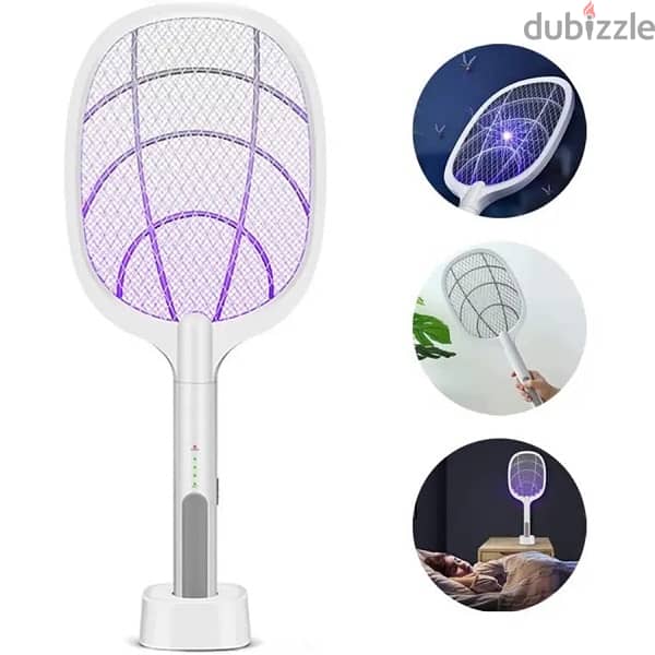 Rechargeable Mosquito Swatter, Electric Mosquito Killer Tool 2