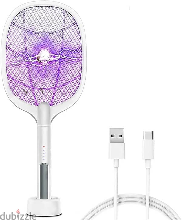 Rechargeable Mosquito Swatter, Electric Mosquito Killer Tool 3