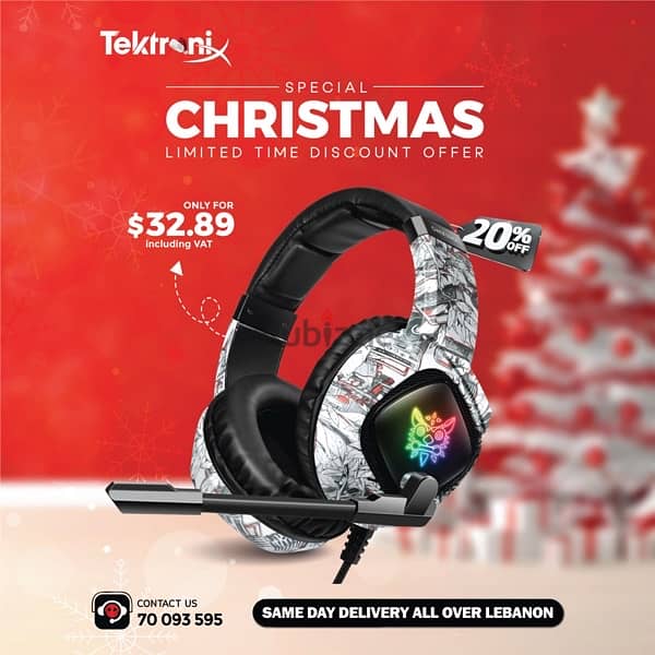 ONIKUMA K19 Professional Gaming Headphone with RGB LED Backlight 0