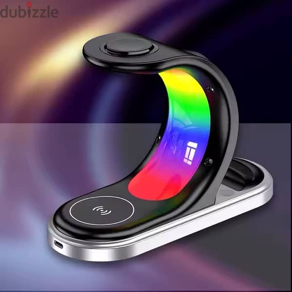 3 in 1 Wireless Fast Charging Stand 15W max for Phone, Watch Fast 2