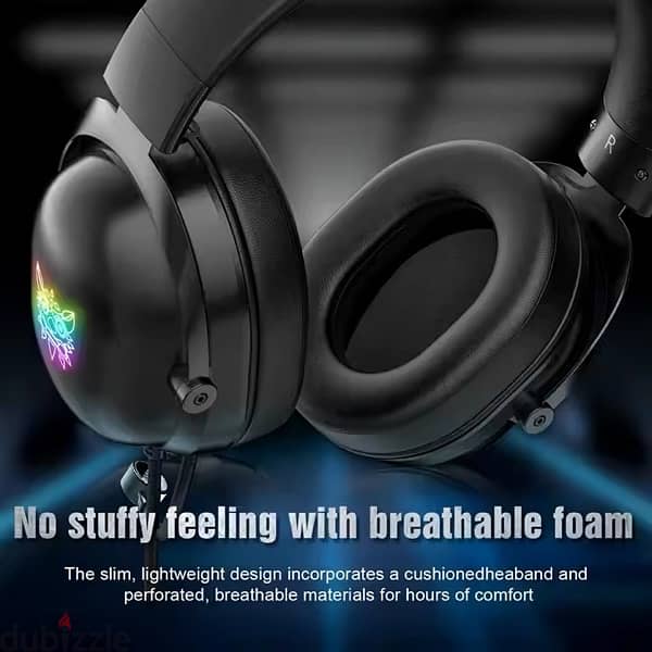 Onikuma X11 USB 3.5mm Gaming Headset 7.1 Surround Sound for PS4 1