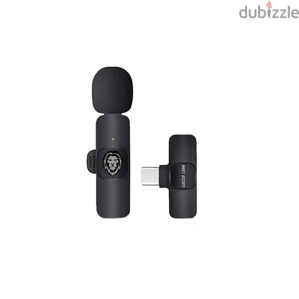 Green Lion Solo Wireless Microphone 3 Plugs 60mAh - Black 1