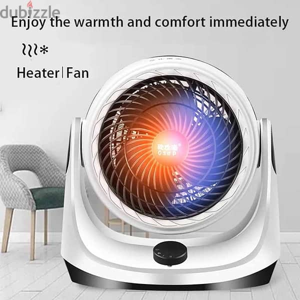 RAF Electric Fan Heater 2000W Small Portable Heater 1