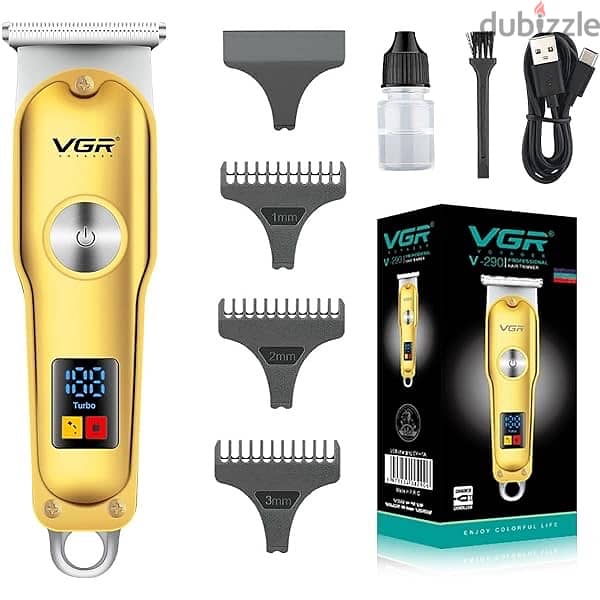 Hair trimmer with Led display USB charging for Men - Dry 2