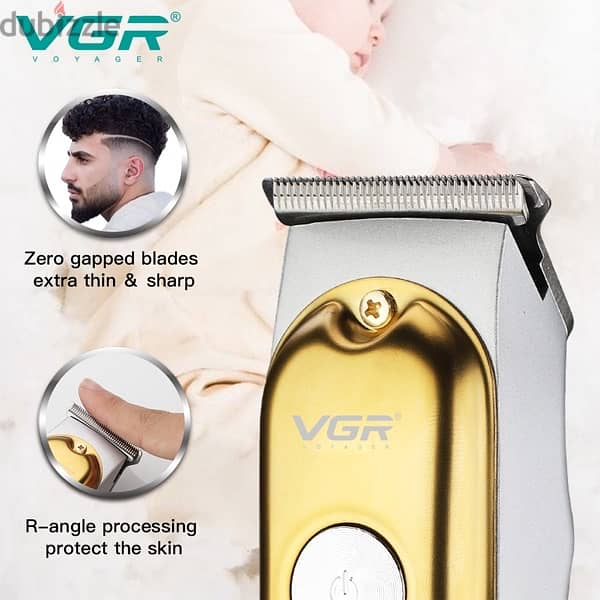 Hair trimmer with Led display USB charging for Men - Dry 5